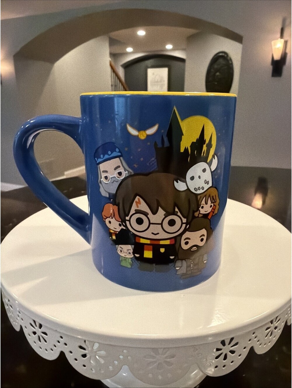 Harry Potter Characters Ceramic Mug Chibi Animated by Silver Buffalo, 14 oz